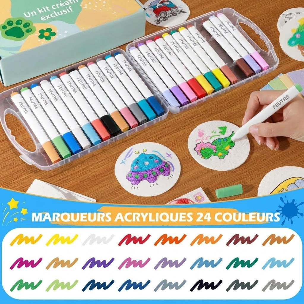Kit Peinture Texture 3D Magique