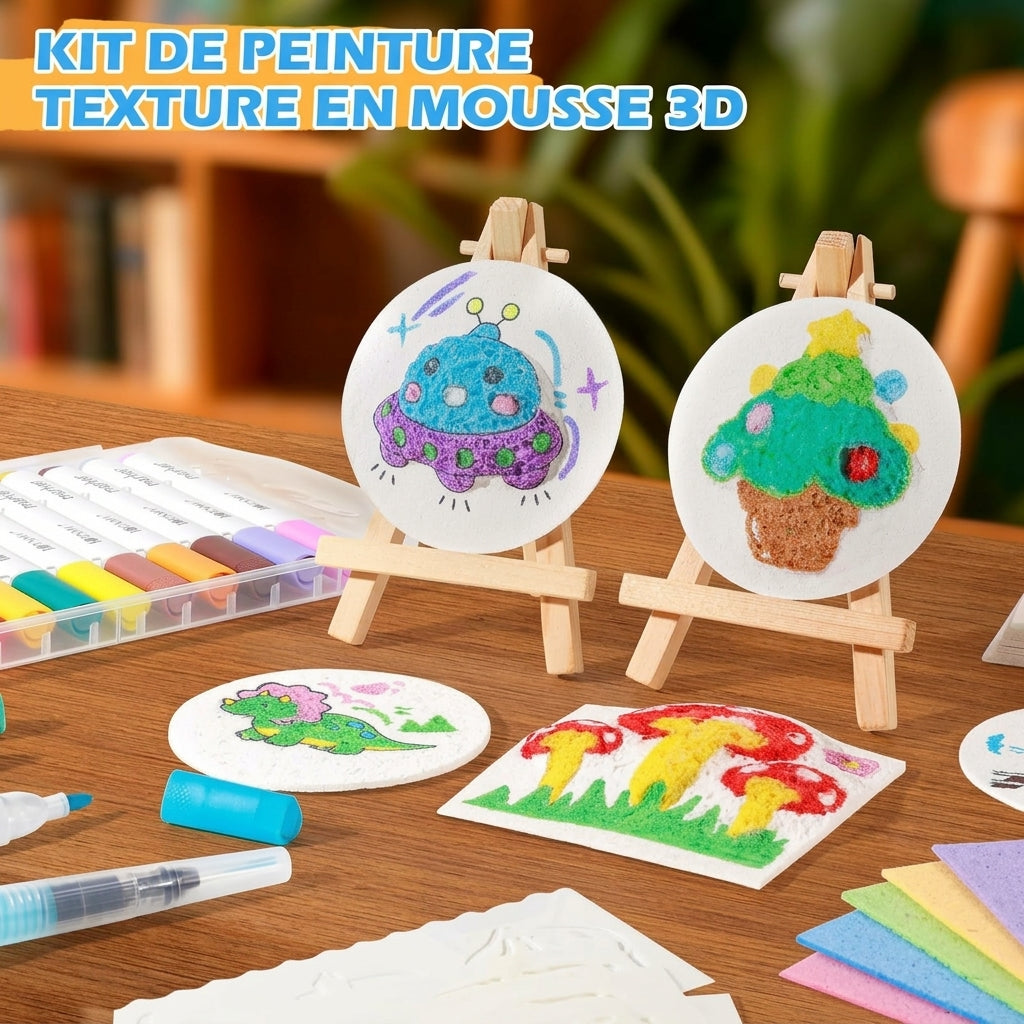 Kit Peinture Texture 3D Magique