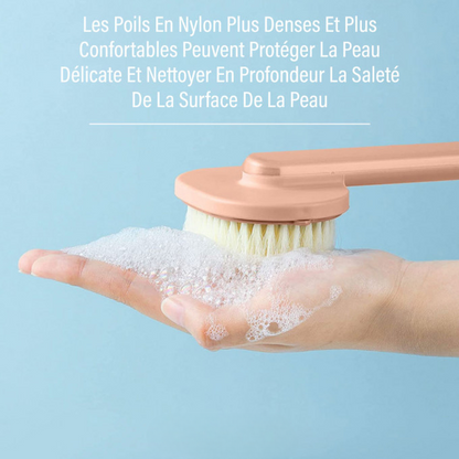 Brosse de bain avec distributeur de savon