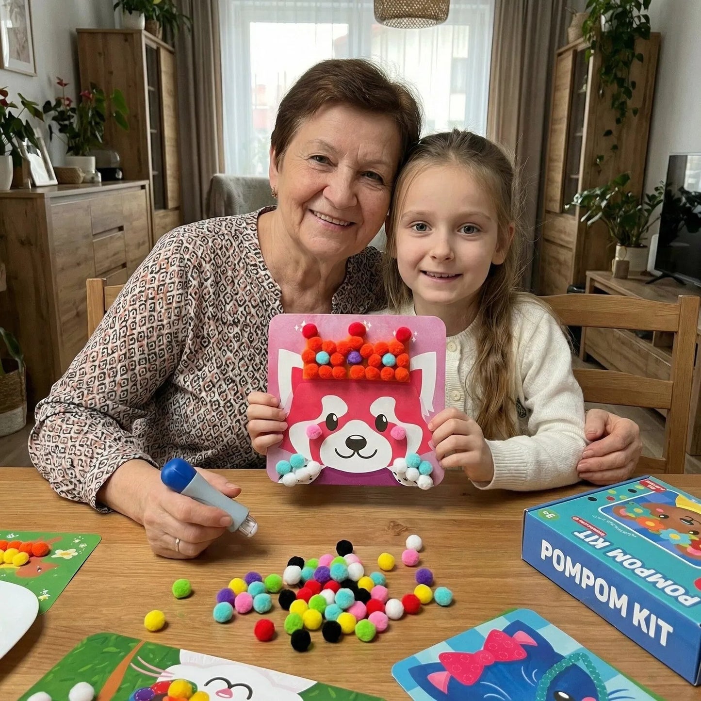 PomCréa™ — Kit Créatif 3D en Pompons