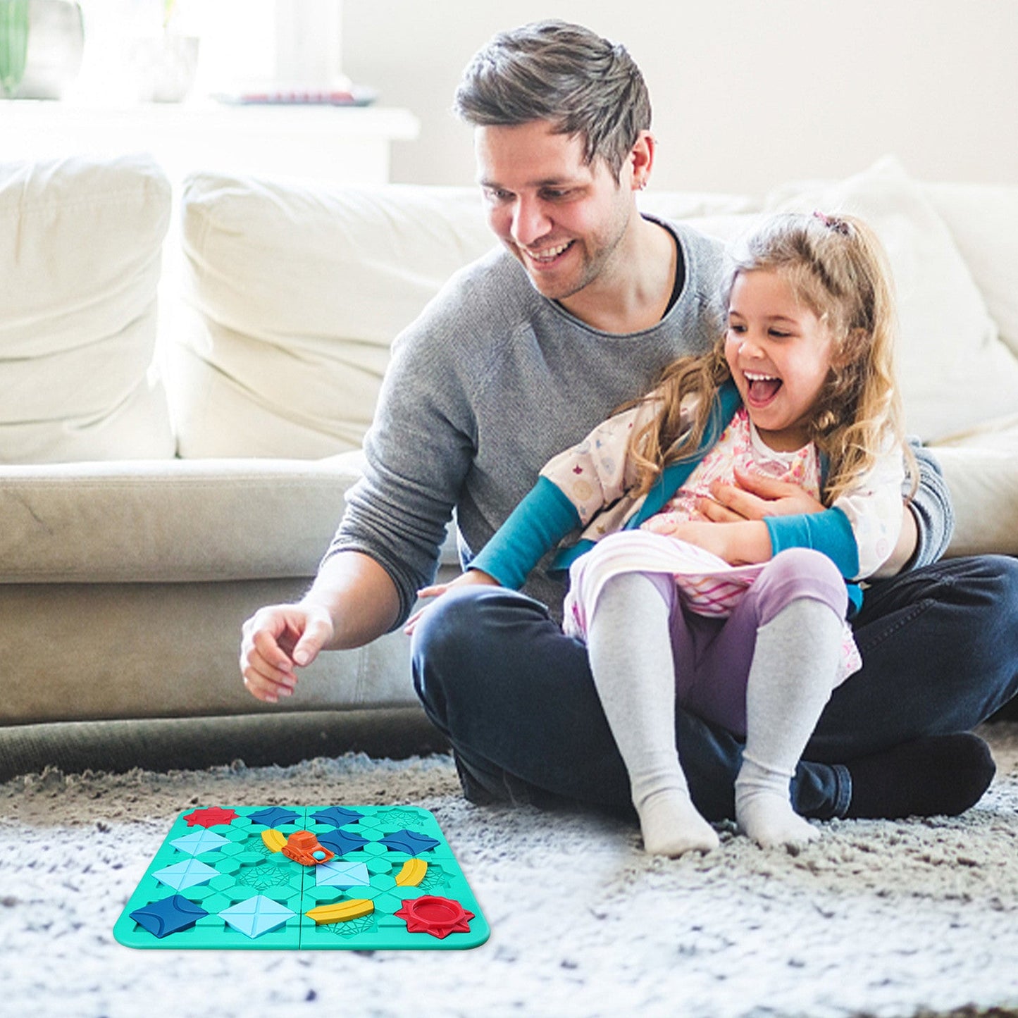 Labyrinthe de route Montessori pour enfants