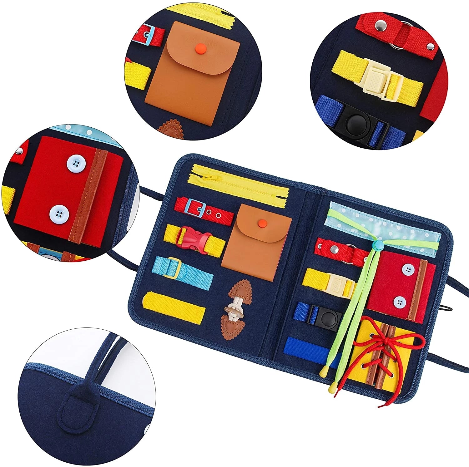 Planche Sensorielle Montessori, Développer La Motricité Fine Planche  Montessori Pliable Légère Pour Les Enfants Pour Le Voyage 
