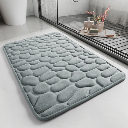 Le tapis de bain avec motif en relief de pavés BERDA™