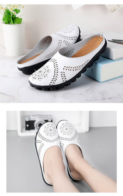 PANTOUFLES EN CUIR VÉRITABLE ULTRA CONFORTABLES