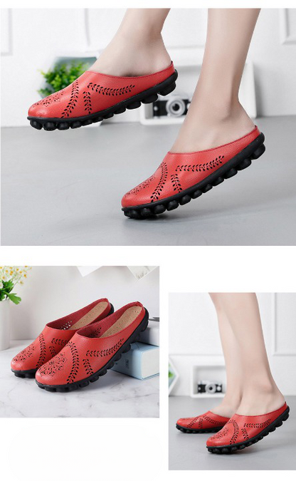PANTOUFLES EN CUIR VÉRITABLE ULTRA CONFORTABLES