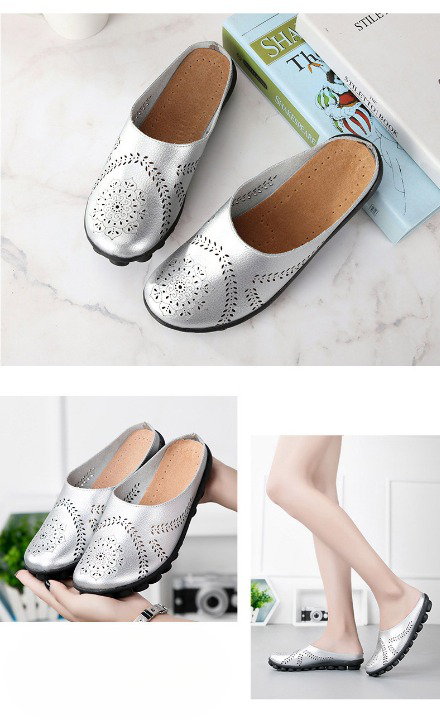 PANTOUFLES EN CUIR VÉRITABLE ULTRA CONFORTABLES
